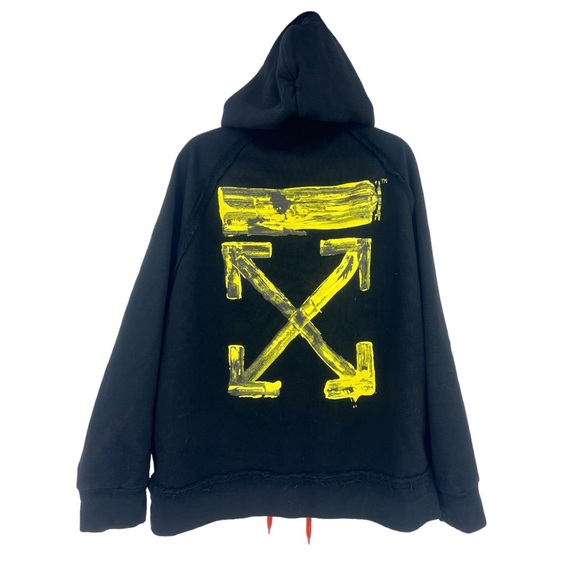 Off-White Tops - Unisex OFF-WHITE Oversized Arrows Hoodie Size S